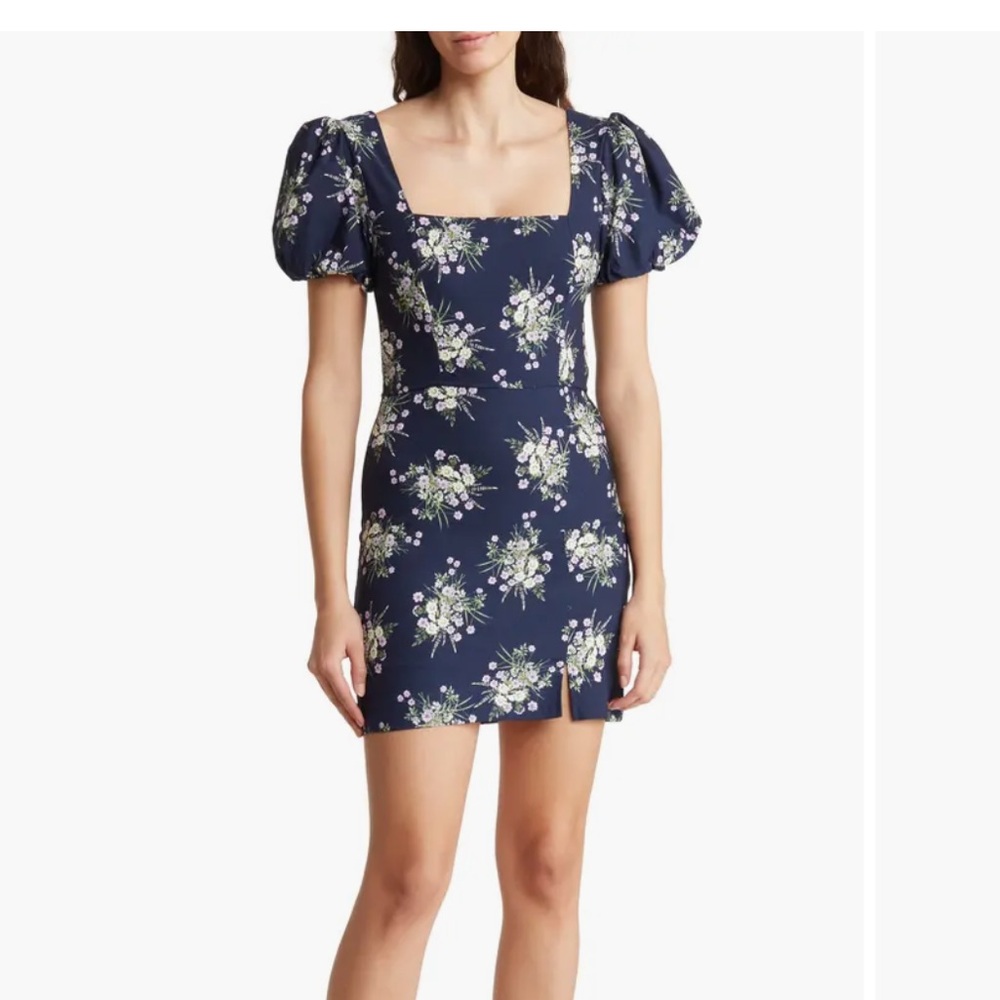 Floral mini dress